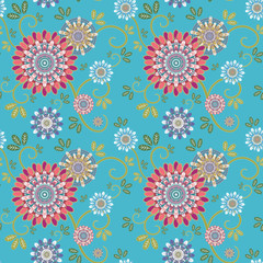 ornate floral seamless texture