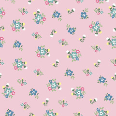 seamless tiny cute flower pattern
