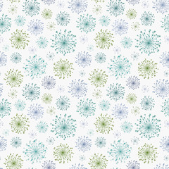 seamless radial flower pattern