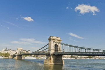 Obraz premium Chain Bridge at Budapest, Hungary