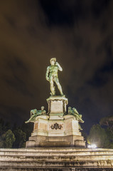 David at Piazzale Michelangelo in Florence, Italy