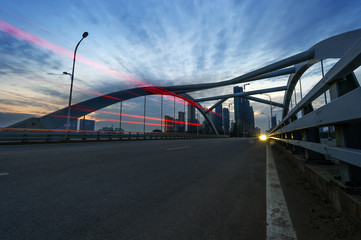 Fototapeta na wymiar modern bridge