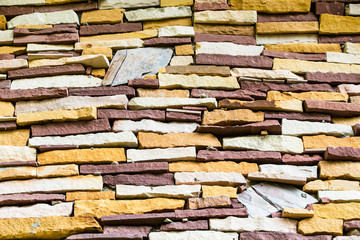 Close up of a brick-wall, Modern stone texture background