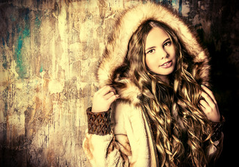 Fototapeta premium winter coat