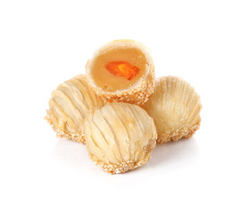 Chinese Pastry dessert festival China isolated on white backgrou