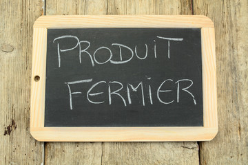 Fototapeta premium ardoise produit de la ferme