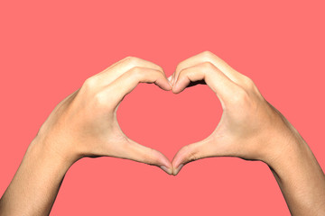 heart hand clipping paths