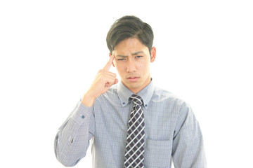苦悩するビジネスマン