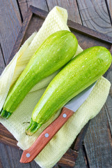 raw zucchini