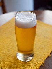Glass of beer