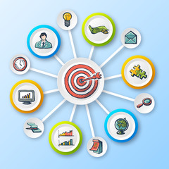 Sketch Infographics Set