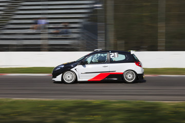 Fototapeta na wymiar Small racing car