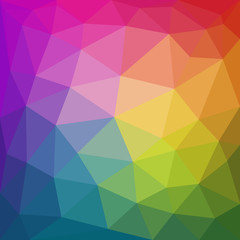 Colorful abstract geometric triangular low poly style background