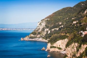 Fototapeta na wymiar Sorrento coast, Sea, Beach,