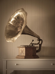 antique phonograph