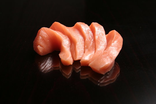 tasty sushi and sashimi
