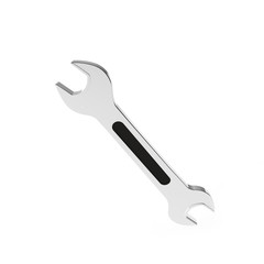 3d  wrench tool on white background