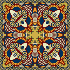 Traditional ornamental floral paisley bandanna