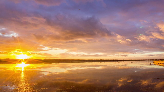 Algarve QDL cloudscape Sunset timelapse
