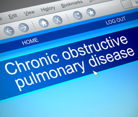 COPD concept