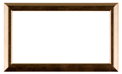 Empty frame isolated on white