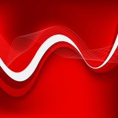 Abstract red background. Vector Illustration