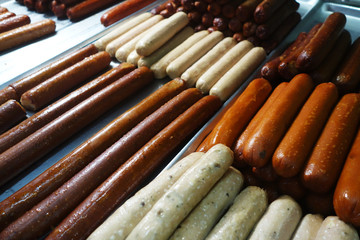 Various of chicken sausage