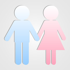 Man and Woman Sign