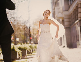 Naklejka premium wedding autmn