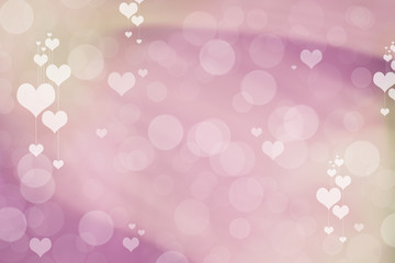 Hearts Abstract Background. St.Valentine's Day Wallpaper.
