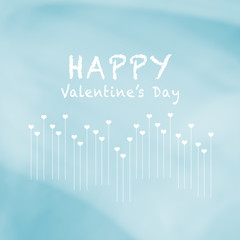Obraz premium Hearts Abstract Background. St.Valentine's Day Wallpaper.