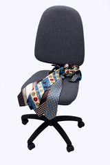 Office chair and tie