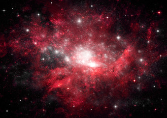 Obraz na płótnie Canvas Stars of a planet and galaxy in a free space