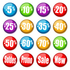 Sale labels collection / badge