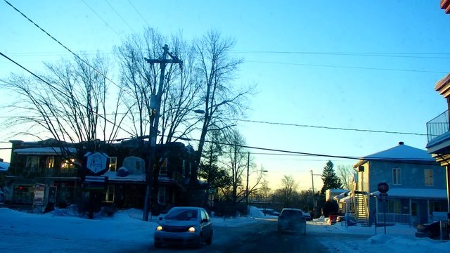 route en hiver