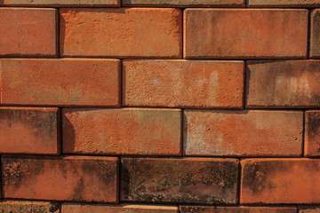 Old Stained Brick Wall