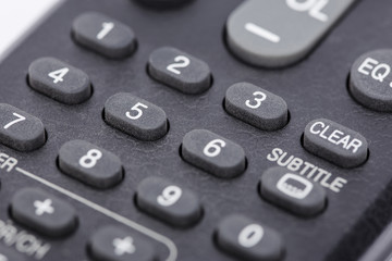 a gray remote control