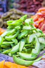 Dried candied fruit