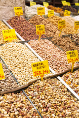 Selection of dried nuts