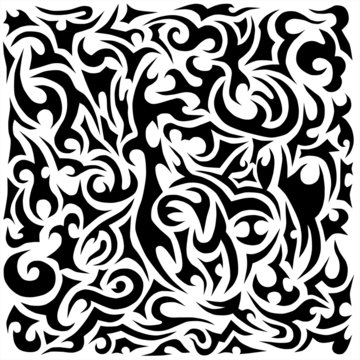 Abstract tribal pattern vector design background.