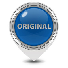 Original pointer icon on white background