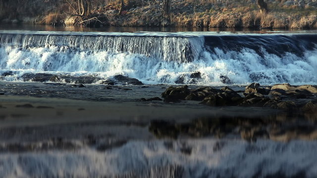 Still shot of water rapis