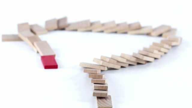 Domino - falling sequence