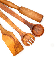 Wooden kitchen utensils