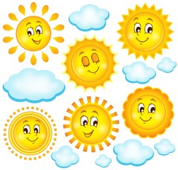 Abstract sun theme collection 2