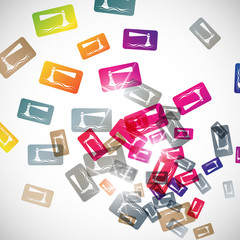 abstract background: lighthouse