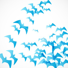 abstract background: bird