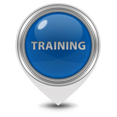 Training pointer icon on white background