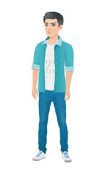 Young Guy in a Casual Style