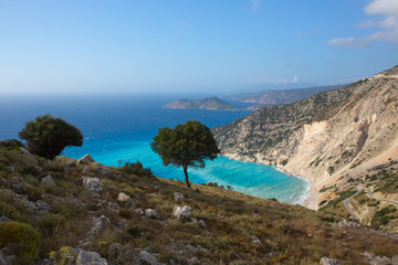 Myrtos Bay in Kefalonia